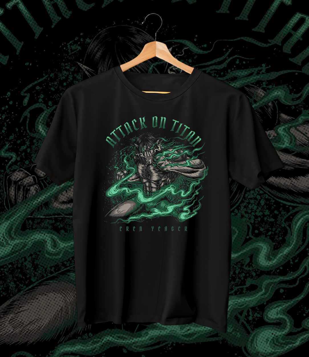 attack on titan green