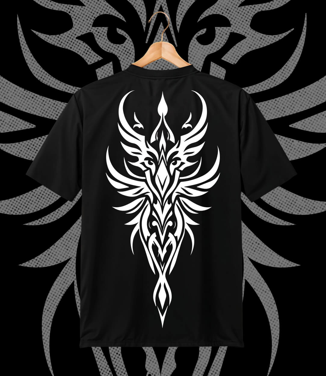 Tribal Phoenix art